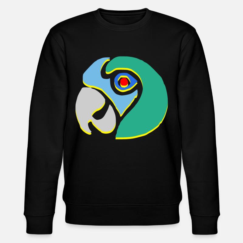 parrot - Stanley/Stella CHANGER Unisex Organic Sweatshirt - black
