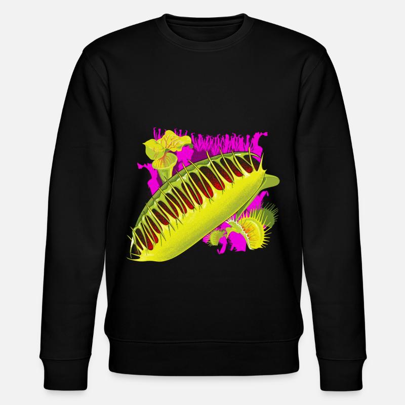 Carnivorous Monster - Stanley/Stella Unisex Bio-Sweatshirt CHANGER  - Schwarz