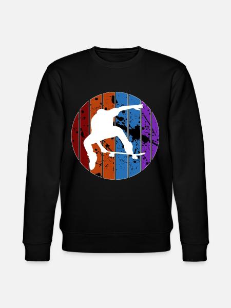 Skateboard - Stanley/Stella CHANGER Unisex Organic Sweatshirt - black