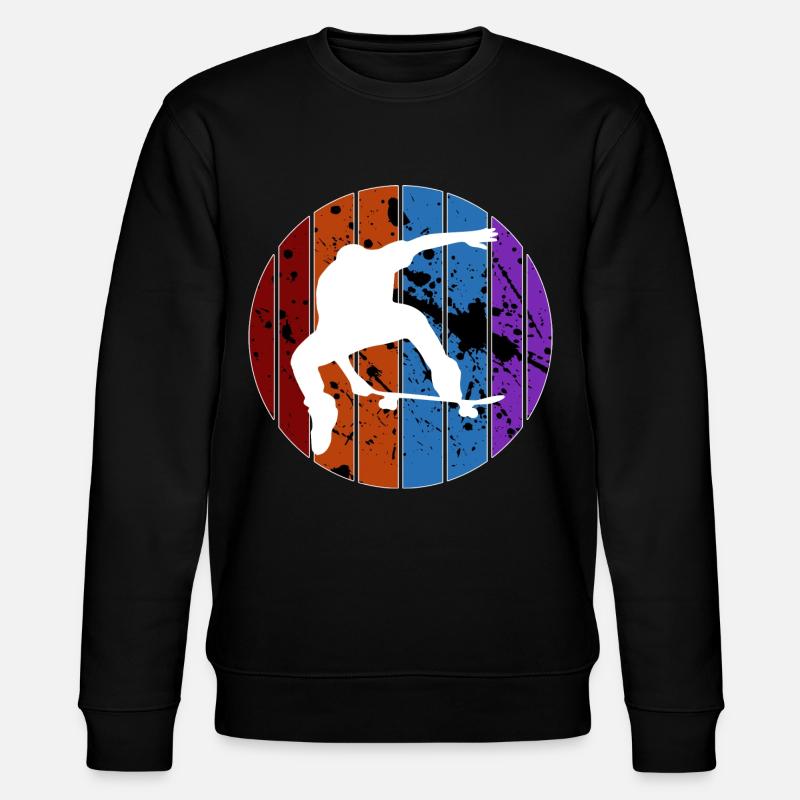 Skateboard - Stanley/Stella CHANGER Unisex Organic Sweatshirt - black