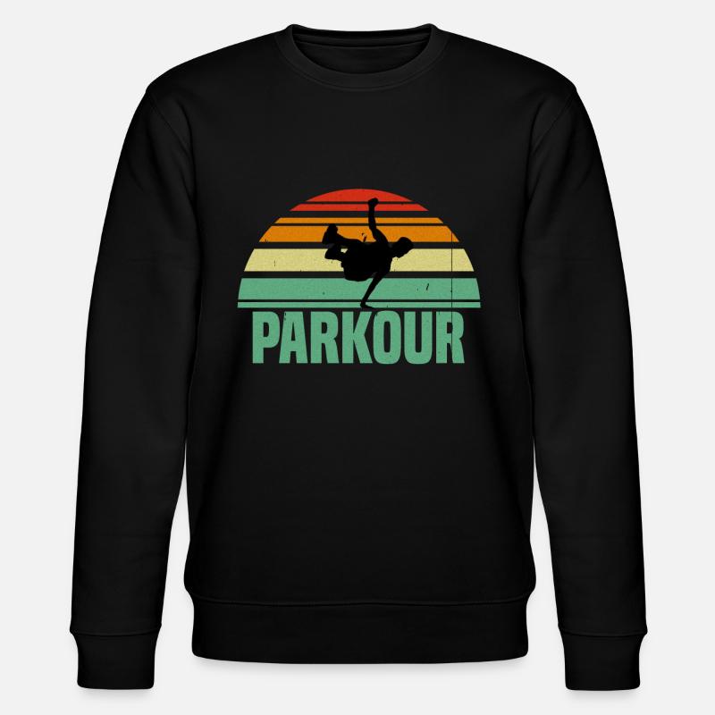 parkour - Stanley/Stella Unisex Bio-Sweatshirt CHANGER  - Schwarz