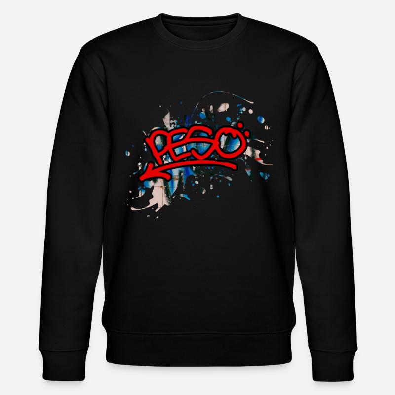 Graffiti Peso - Stanley/Stella CHANGER Unisex Organic Sweatshirt - black