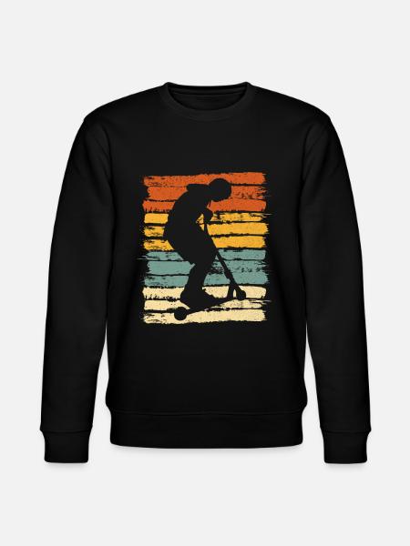 Scooter Pedal Scooter Stunt E-Scooter Folding Scooter - Stanley/Stella CHANGER Unisex Organic Sweatshirt - black