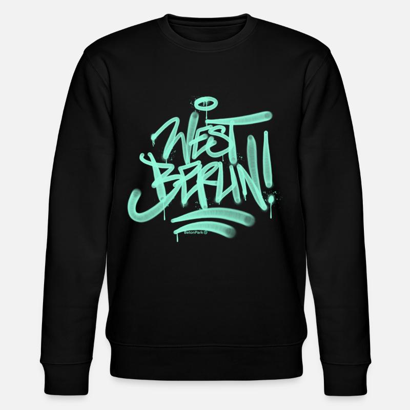 West Berlin Graffiti Day - Stanley/Stella CHANGER Unisex Organic Sweatshirt - black