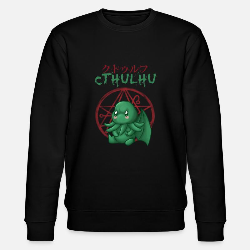 Grande Cthulhu - Felpa ecologica unisex CHANGER di Stanley/Stella - nero