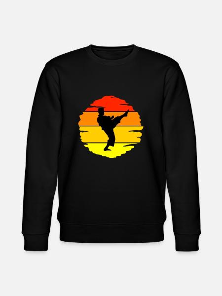 Karate Sunset - Stanley/Stella CHANGER Unisex Organic Sweatshirt - black