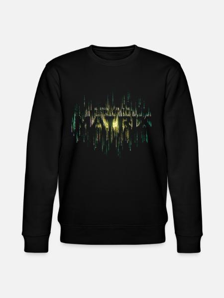 The Matrix Logo - Stanley/Stella CHANGER Unisex Organic Sweatshirt - black