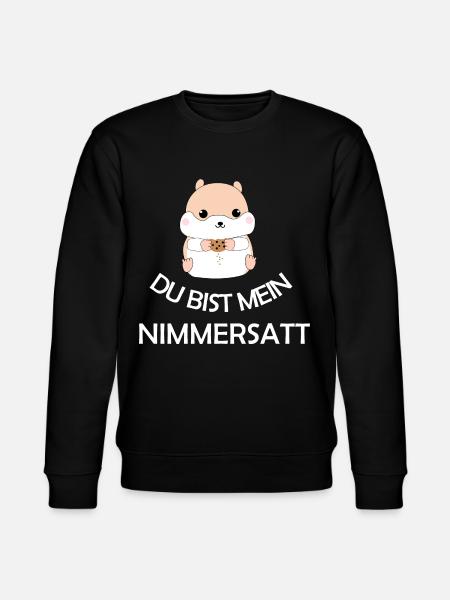 Nimmersatt - Stanley/Stella Unisex Bio-Sweatshirt CHANGER - Schwarz