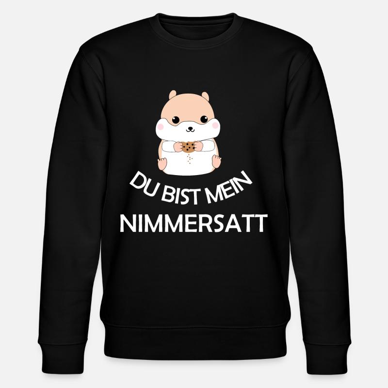 Nimmersatt - Stanley/Stella Unisex Bio-Sweatshirt CHANGER  - Schwarz