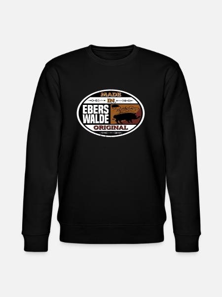 made in eberswalde - Stanley/Stella Unisex Bio-Sweatshirt CHANGER  - Schwarz