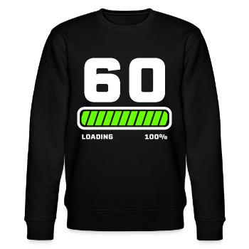 Faisceau de chargement du 60e anniversaire - Sweat bio CHANGER Stanley/Stella Unisexe - noir - Devant - Nik (191cm) & Marisol (170cm)