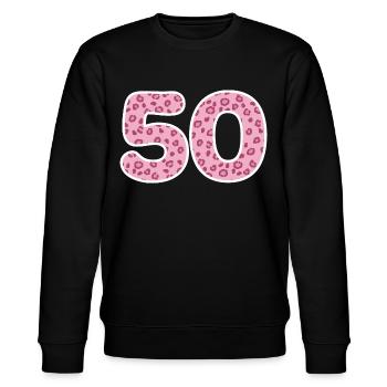 Cadeau d’anniversaire de 50 ans - Sweat bio CHANGER Stanley/Stella Unisexe - noir - Devant - Nik (191cm) & Marisol (170cm)