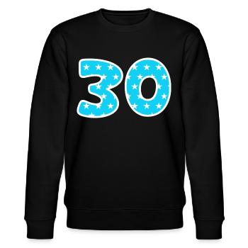 30 - Sweat bio CHANGER Stanley/Stella Unisexe - noir - Devant - Nik (191cm) & Marisol (170cm)