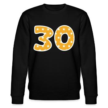 Numéro 30 - Sweat bio CHANGER Stanley/Stella Unisexe - noir - Devant - Nik (191cm) & Marisol (170cm)