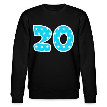Numéro 20 - Sweat bio CHANGER Stanley/Stella Unisexe - noir - Devant - Nik (191cm) & Marisol (170cm)
