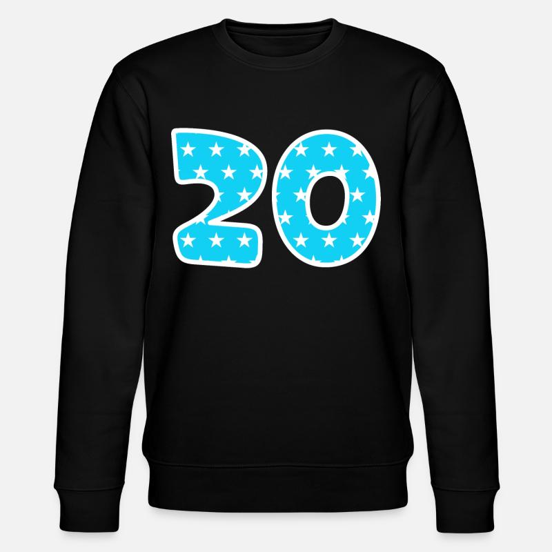Number 20 - Stanley/Stella CHANGER Unisex Organic Sweatshirt - black