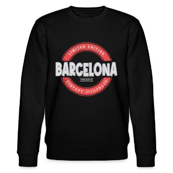 Barcelone Espagne Ville Skyline Home Vacances - Sweat bio CHANGER Stanley/Stella Unisexe - noir - Devant - Nik (191cm) & Marisol (170cm)