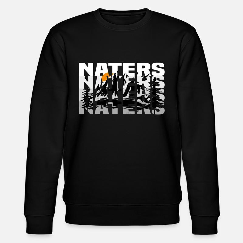naters valais - Stanley/Stella CHANGER Unisex Organic Sweatshirt - black