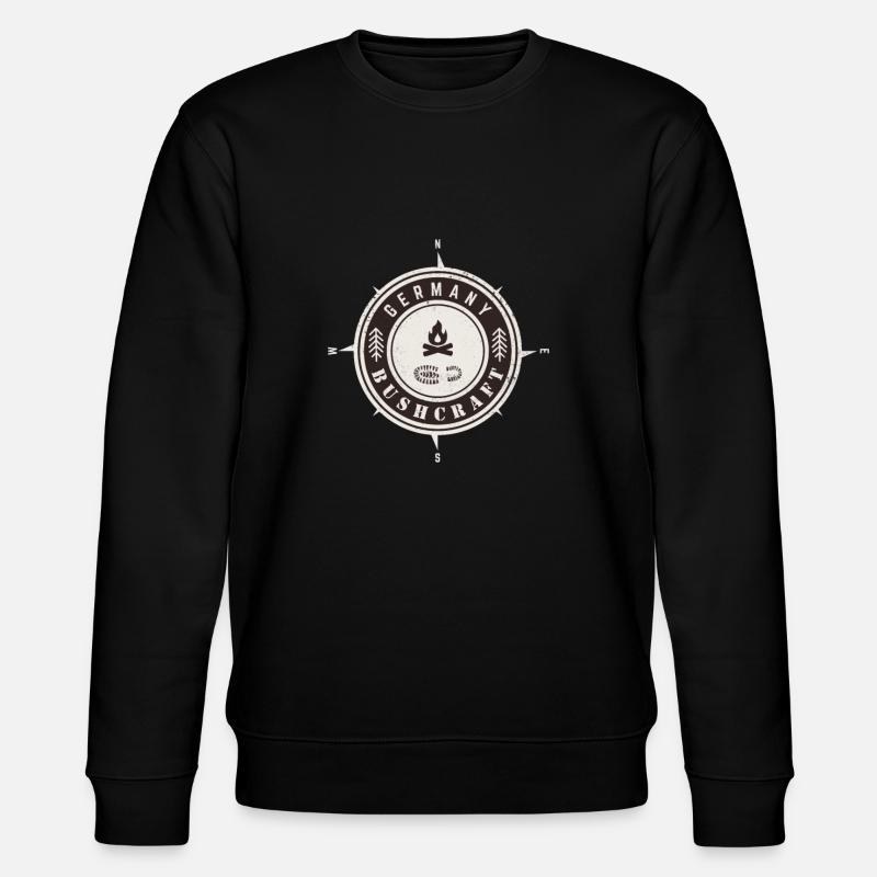 Bushcraft Allemagne - Sweat bio CHANGER Stanley/Stella Unisexe - noir