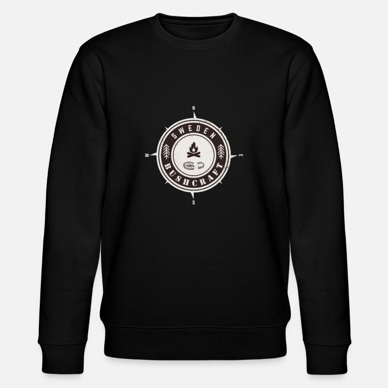 Bushcraft Suède - Sweat bio CHANGER Stanley/Stella Unisexe - noir