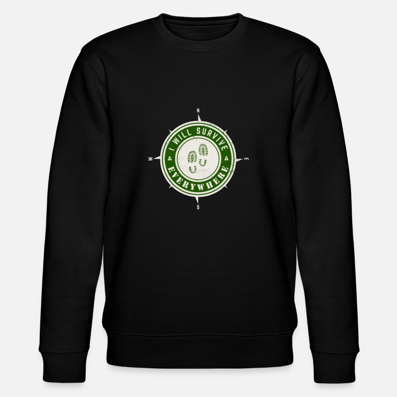 Je survivrai partout - Sweat bio CHANGER Stanley/Stella Unisexe - noir