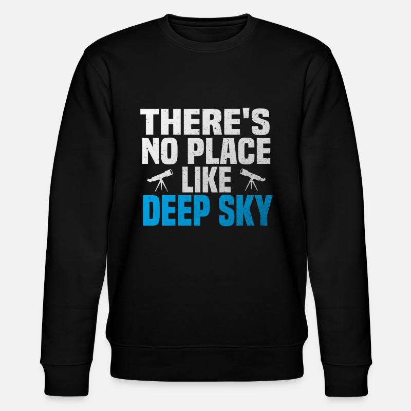 astronomie deep sky - Stanley/Stella Unisex Bio-Sweatshirt CHANGER  - Schwarz