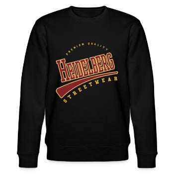 Heidelberg Deutschland College High School Style - Stanley/Stella Unisex Bio-Sweatshirt CHANGER  - Schwarz - Vorne - Nik (191cm) & Marisol (170cm)