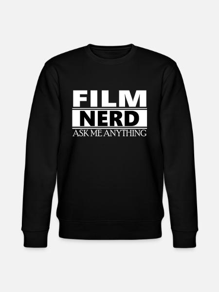 film nerd - Stanley/Stella CHANGER Unisex Organic Sweatshirt - black