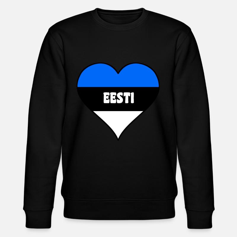 estonie 03 - Sweat bio CHANGER Stanley/Stella Unisexe - noir