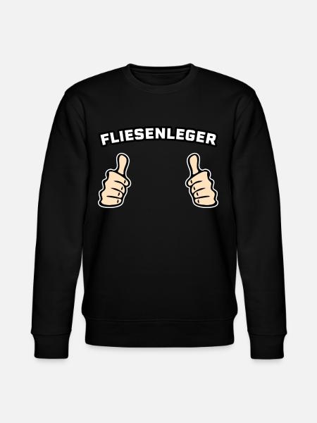 Fliesenleger Bodenleger Geschenkidee - Stanley/Stella Unisex Bio-Sweatshirt CHANGER - Schwarz