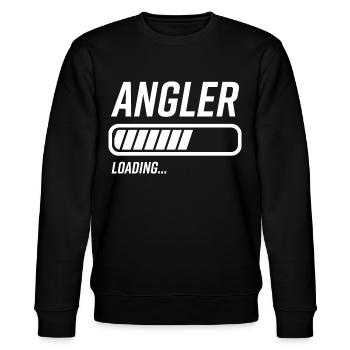 Angler Loading Ladebalken - Stanley/Stella Unisex Bio-Sweatshirt CHANGER  - Schwarz - Vorne - Nik (191cm) & Marisol (170cm)