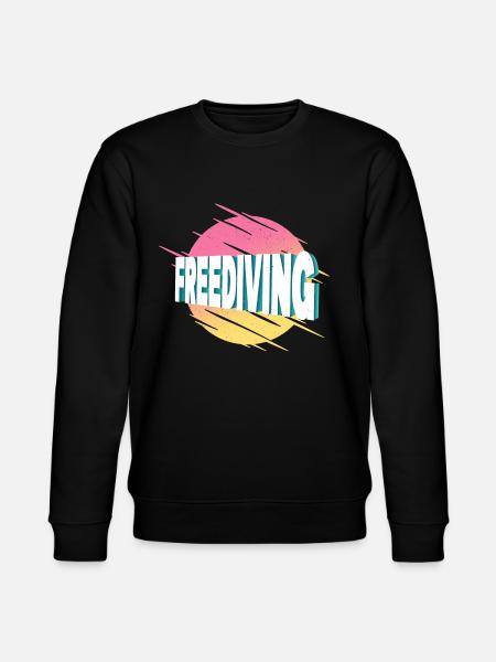 Freediving Freediving Freediving Diving - Stanley/Stella CHANGER Unisex Organic Sweatshirt - black