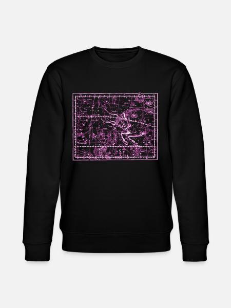 Zodiac Sign Star Map Astrology - Stanley/Stella CHANGER Unisex Organic Sweatshirt - black