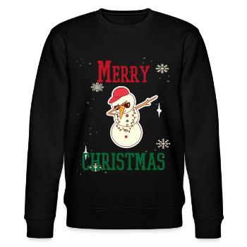 Weihnachten Feiertage Familie - Stanley/Stella Unisex Bio-Sweatshirt CHANGER  - Schwarz - Vorne - Nik (191cm) & Marisol (170cm)