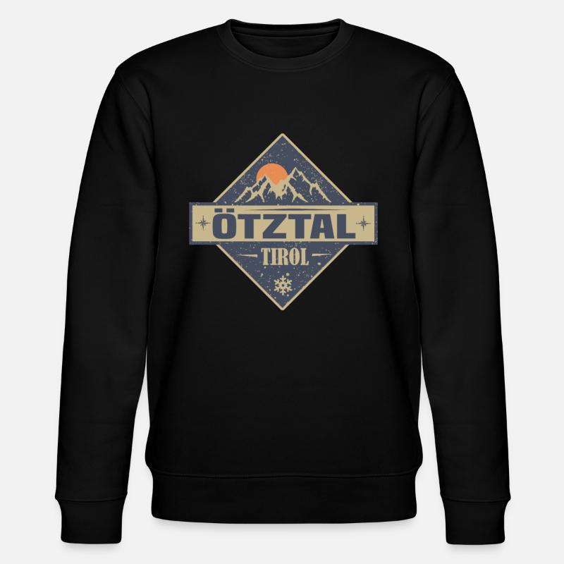 ötztal - Stanley/Stella Unisex Bio-Sweatshirt CHANGER  - Schwarz