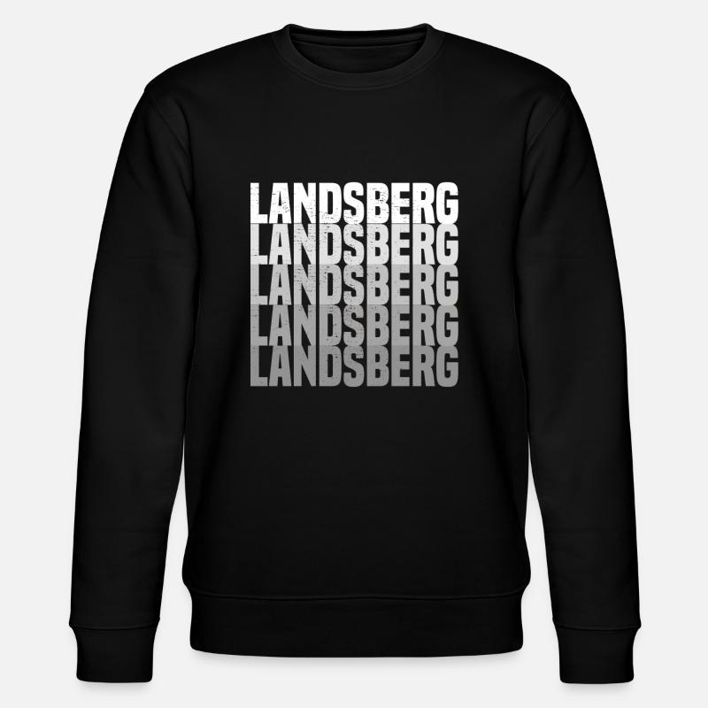 Landsberg - Stanley/Stella Unisex Bio-Sweatshirt CHANGER  - Schwarz