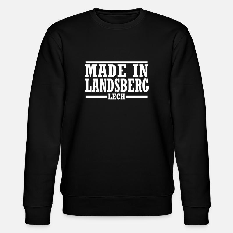 Landsberg - Stanley/Stella Unisex Bio-Sweatshirt CHANGER  - Schwarz