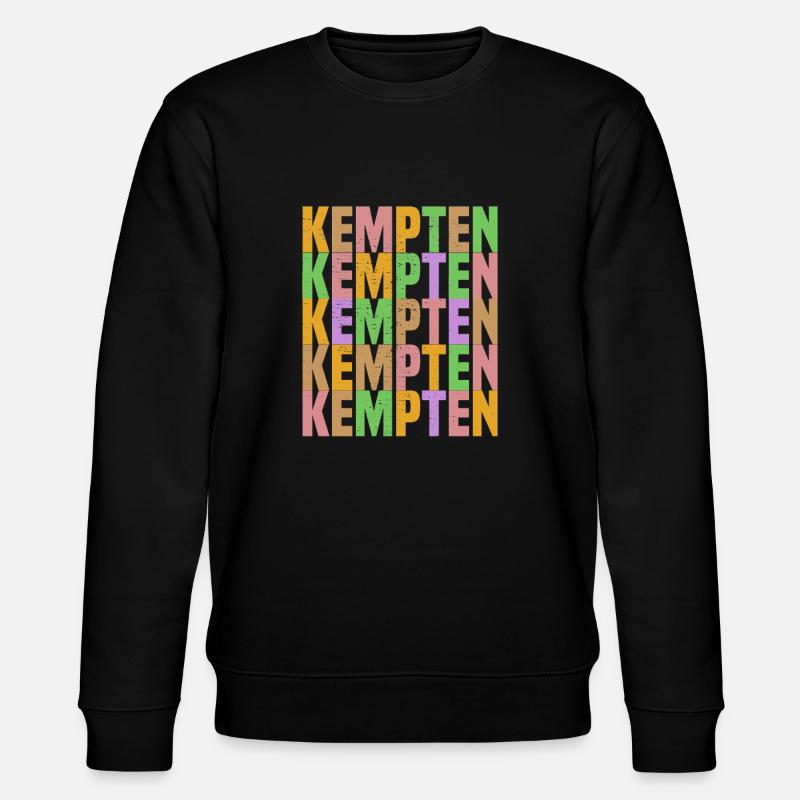 Kempten bunt - Stanley/Stella Unisex Bio-Sweatshirt CHANGER - Schwarz