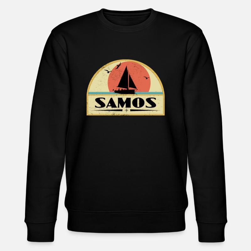 Samos - Stanley/Stella Unisex Bio-Sweatshirt CHANGER  - Schwarz