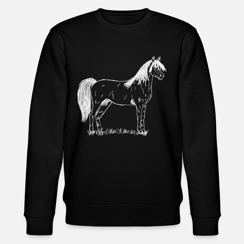 Cheval - Sweat bio CHANGER Stanley/Stella Unisexe - noir