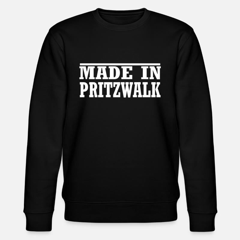 Pritzwalk - Stanley/Stella Unisex Bio-Sweatshirt CHANGER  - Schwarz