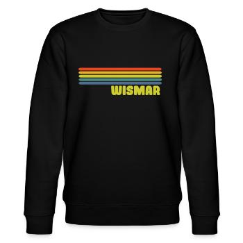 Wismar - Stanley/Stella Unisex Bio-Sweatshirt CHANGER  - Schwarz - Vorne - Nik (191cm) & Marisol (170cm)