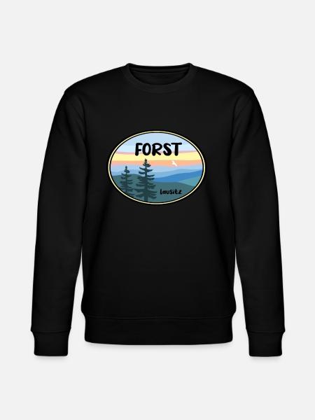 Forst Lausitz - Stanley/Stella Unisex Bio-Sweatshirt CHANGER  - Schwarz