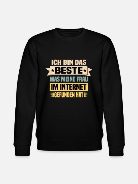 Spruch Ehe Frau - Stanley/Stella Unisex Bio-Sweatshirt CHANGER  - Schwarz