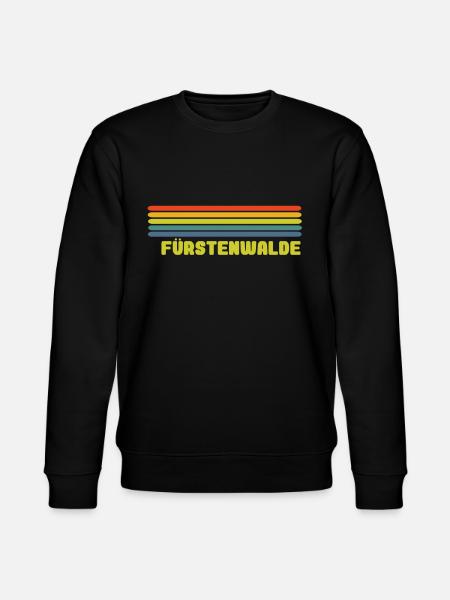 Fürstenwalde Spree Regenbogen - Stanley/Stella Unisex Bio-Sweatshirt CHANGER  - Schwarz