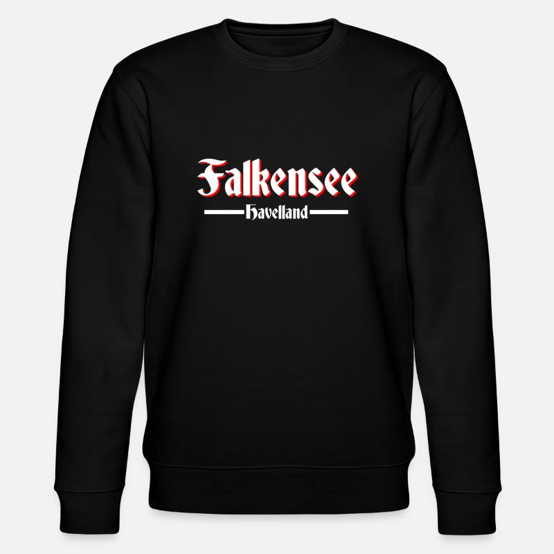 Falkensee - Stanley/Stella Unisex Bio-Sweatshirt CHANGER  - Schwarz