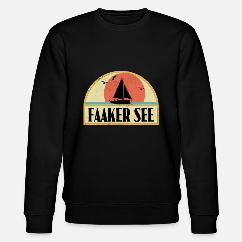 Faaker See - Stanley/Stella Unisex Bio-Sweatshirt CHANGER  - Schwarz