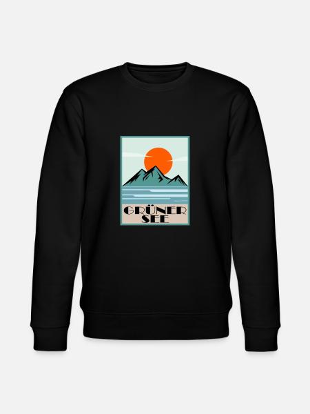 Grüner See - Stanley/Stella Unisex Bio-Sweatshirt CHANGER - Schwarz