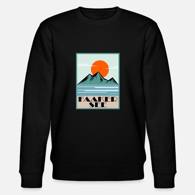 Faaker See - Stanley/Stella Unisex Bio-Sweatshirt CHANGER  - Schwarz