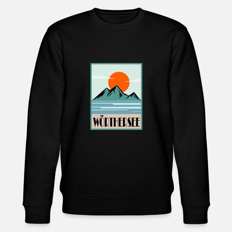 Wörther See - Stanley/Stella Unisex Bio-Sweatshirt CHANGER  - Schwarz